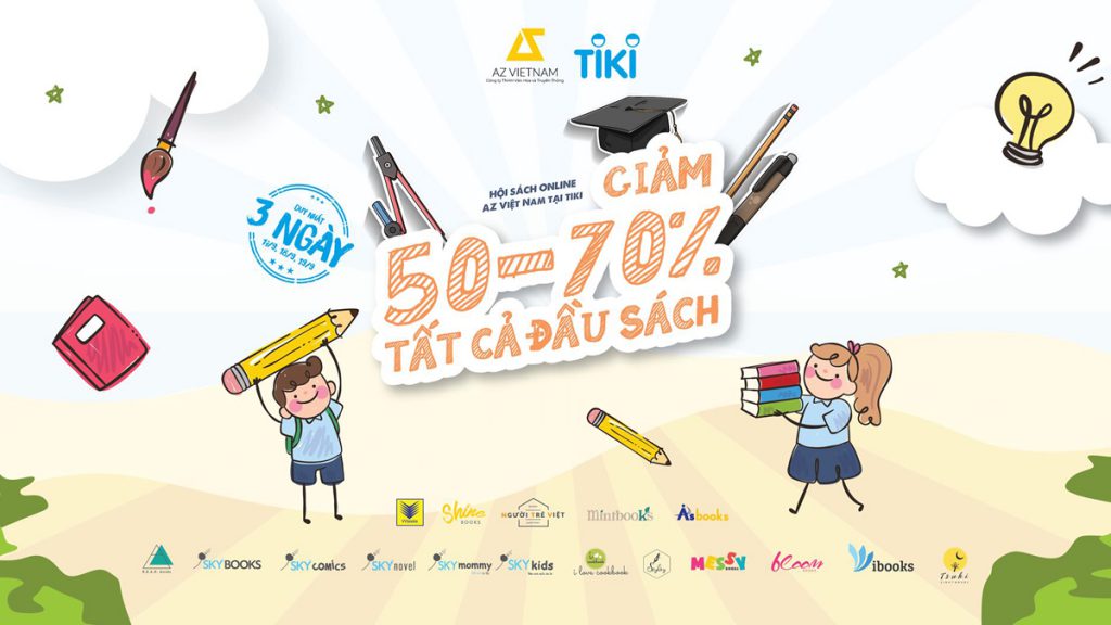 Hội sách online - giảm giá 50 70% tất cả đầu sách