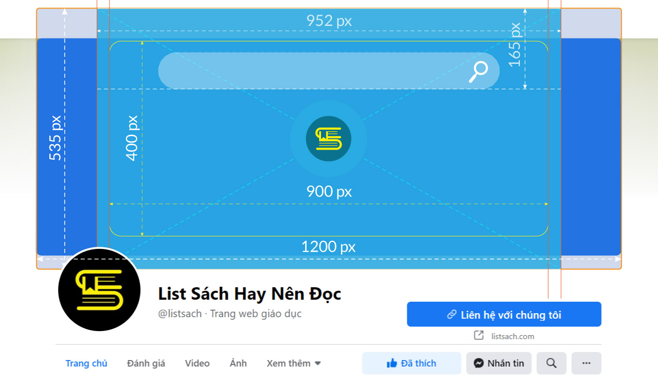 Kích thước size ảnh chuẩn cho Fanpage Facebook là bao nhiêu