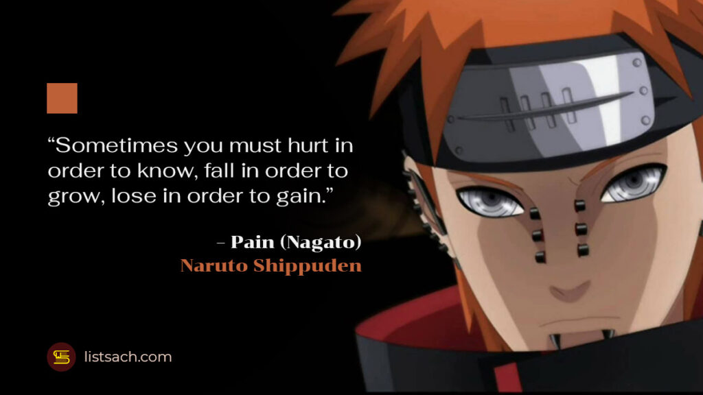 Teny nindramina ambony indrindra - Pain Nagato - Quotes an'i Naruto Shippuden