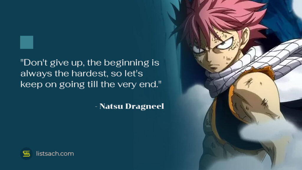 Best Fairy Tail quotes - Natsu Quotes - List Sach